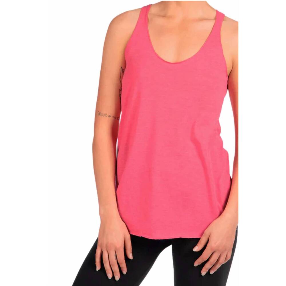 NEW BANDIER women's performance racerback tank top in carnation pink